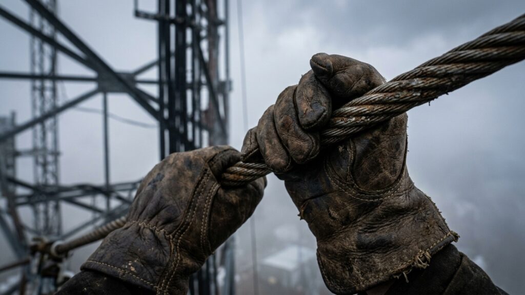 A rotina extrema dos técnicos de manutenção de torres de transmissão, os altos salários e os riscos da profissão